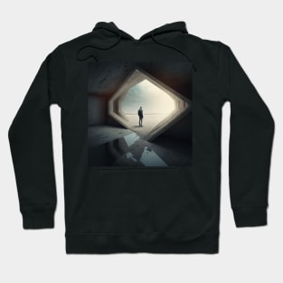 Alone in the abstract Hoodie